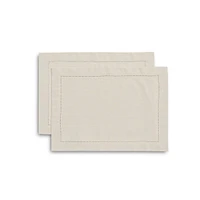 2-Piece Florence Linen & Cotton-Blend Placemat Set