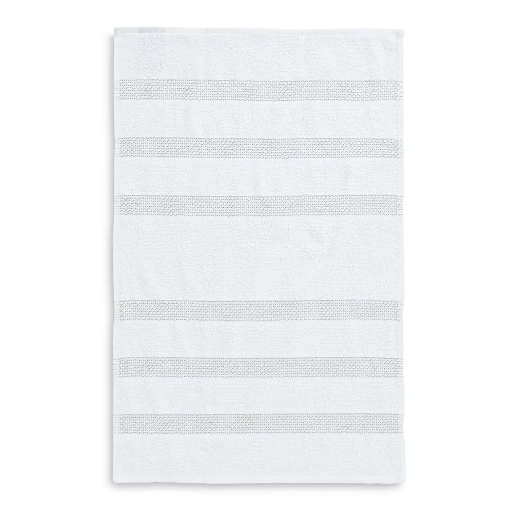 2-Piece Zig Zag Cotton-Blend Tea Towels Set