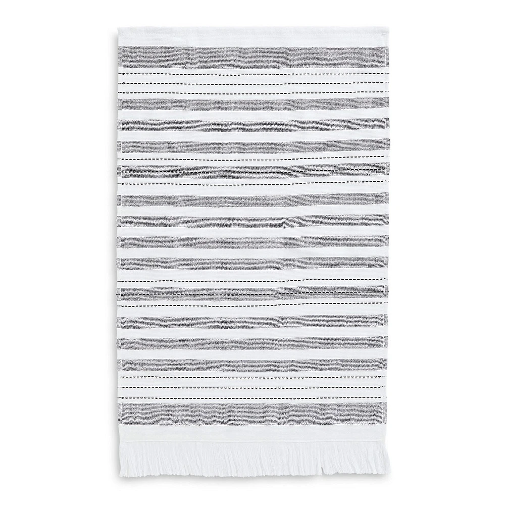 2-Piece Stripe Cotton-Blend Tea Towels Set