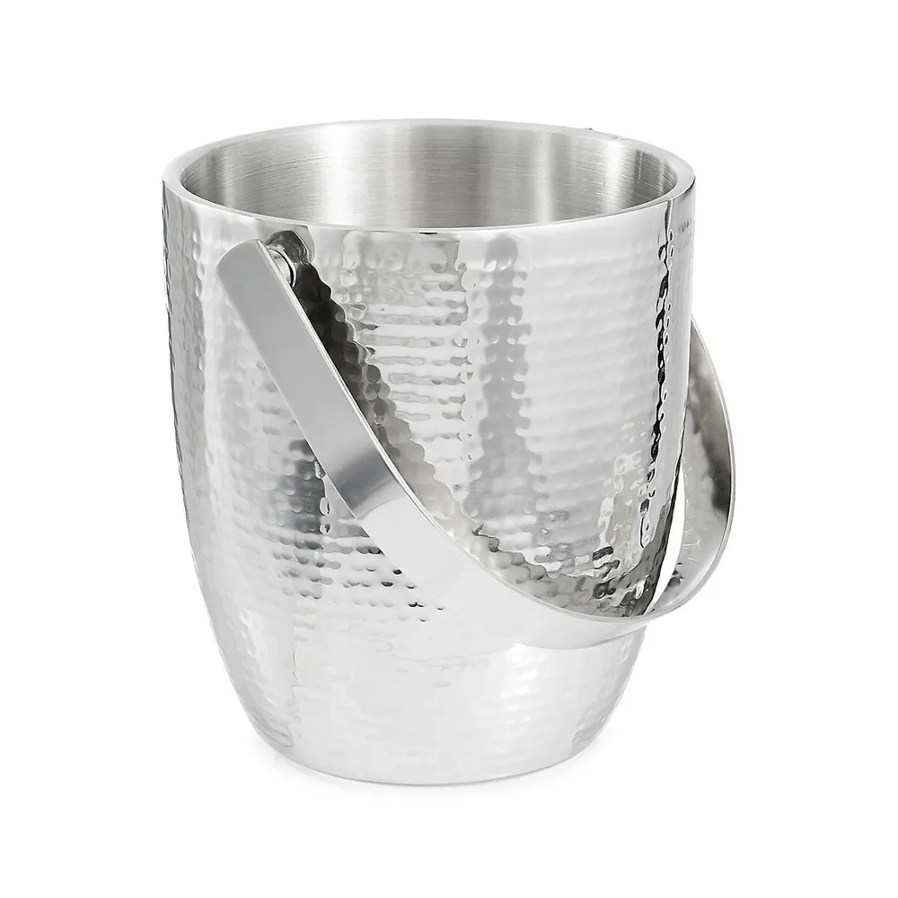 Emery Hammered Ice Bucket