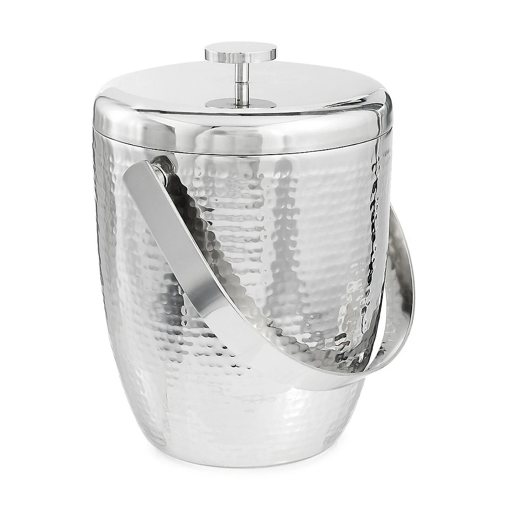 Emery Hammered Ice Bucket