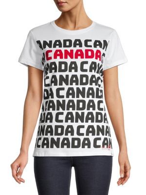 Women's Stacked Canada Graphic T-Shirt