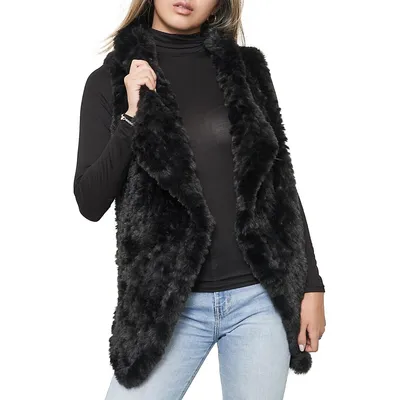 Bunny Hop Faux-Fur Vest