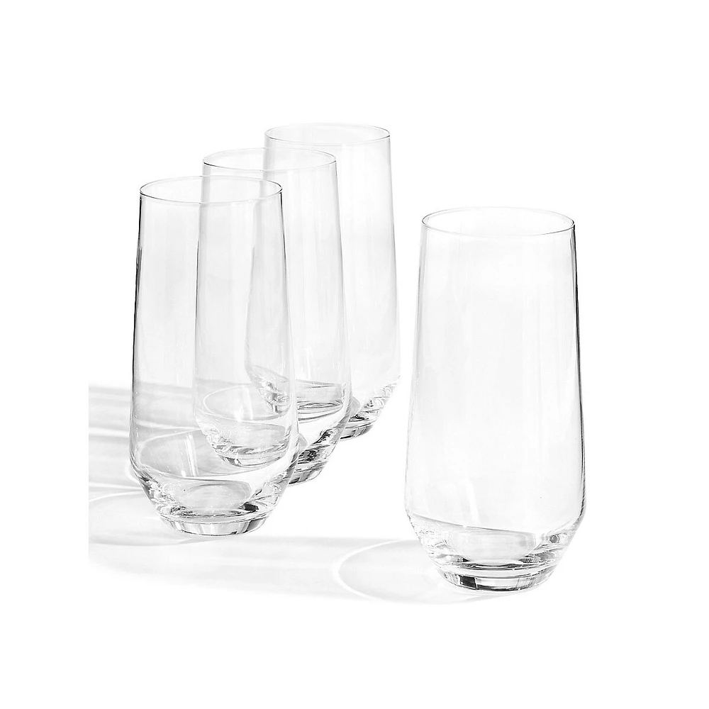 Caden 4-Piece Highball Glass Set