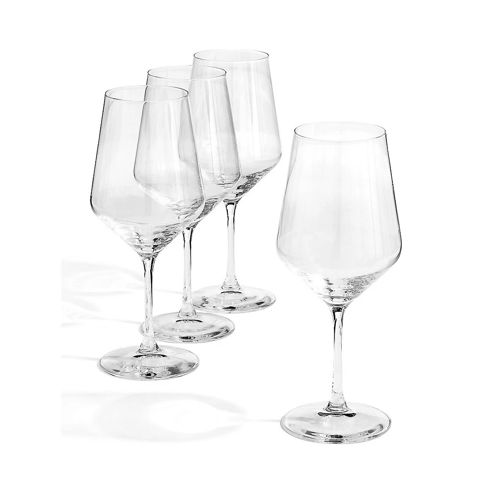 Caden Red Wine Glasses 4-Piece Set