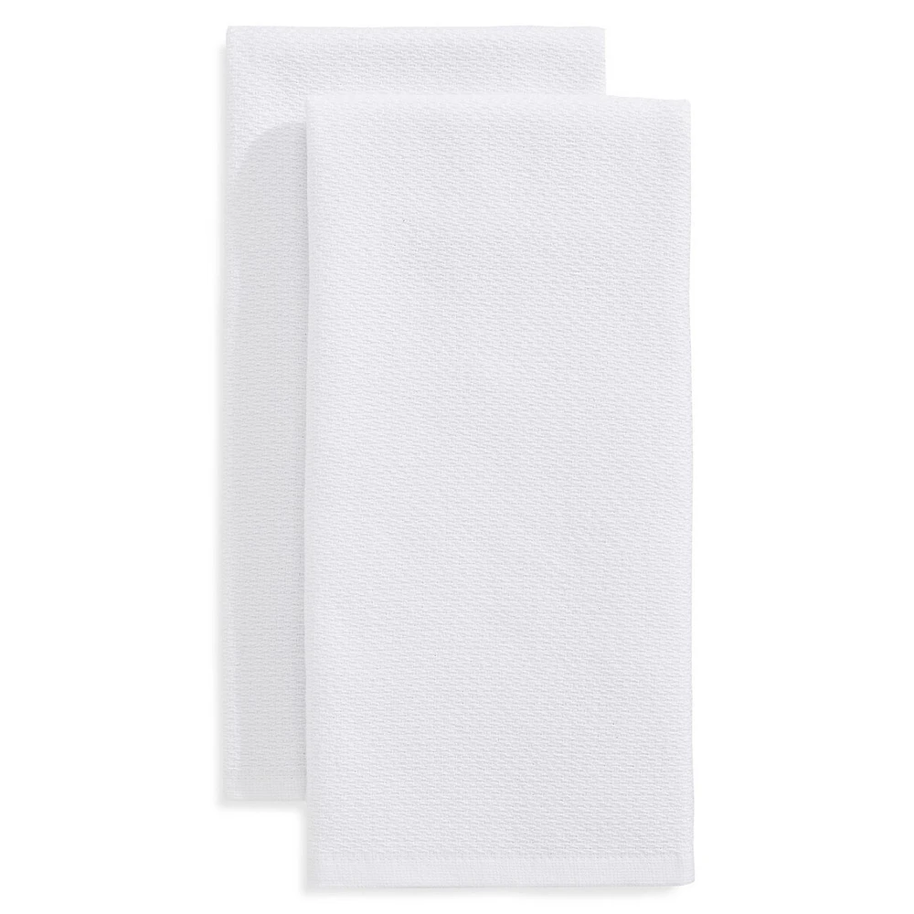 Classic Kitchen 2-Piece Cotton Tea Towel Set