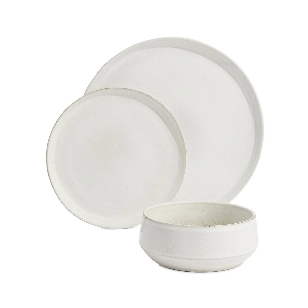 Linden Stoneware 12-Piece Dinnerware Set