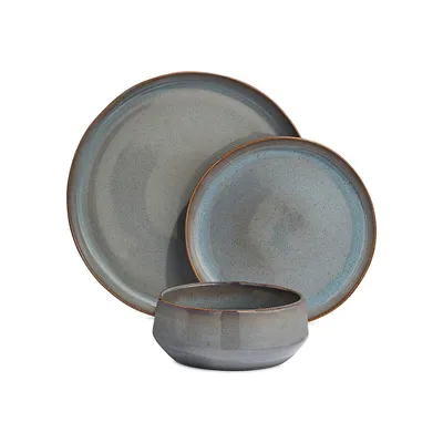 Linden 12-Piece Stoneware Dinnerware Set