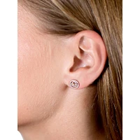 Celestial 14K White Gold CT. T.W Diamond Single Zodiac Earring