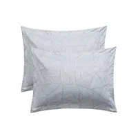 Rylie 400 Thread-Count Cotton 2-PIece Pillow Sham Set