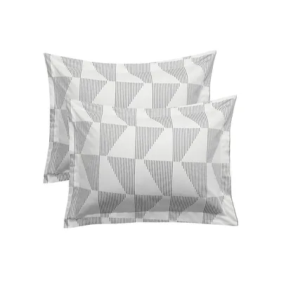 Vista 400 Thread-Count Cotton 2-Piece Pillow Sham Set