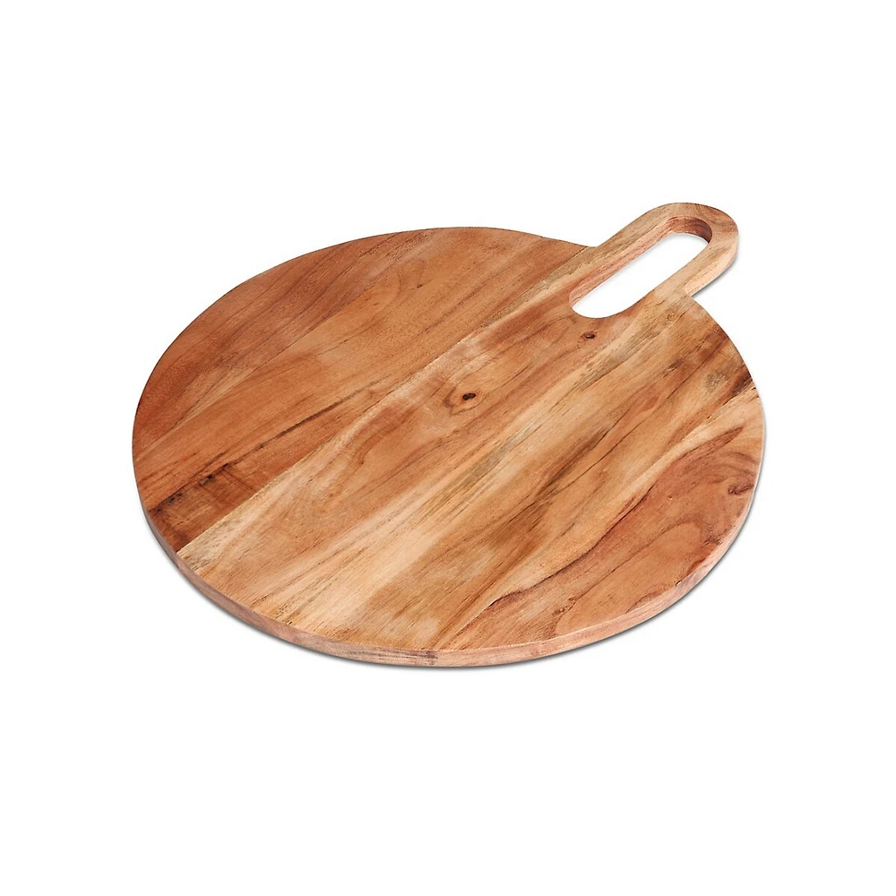 Round Serving Board with handle