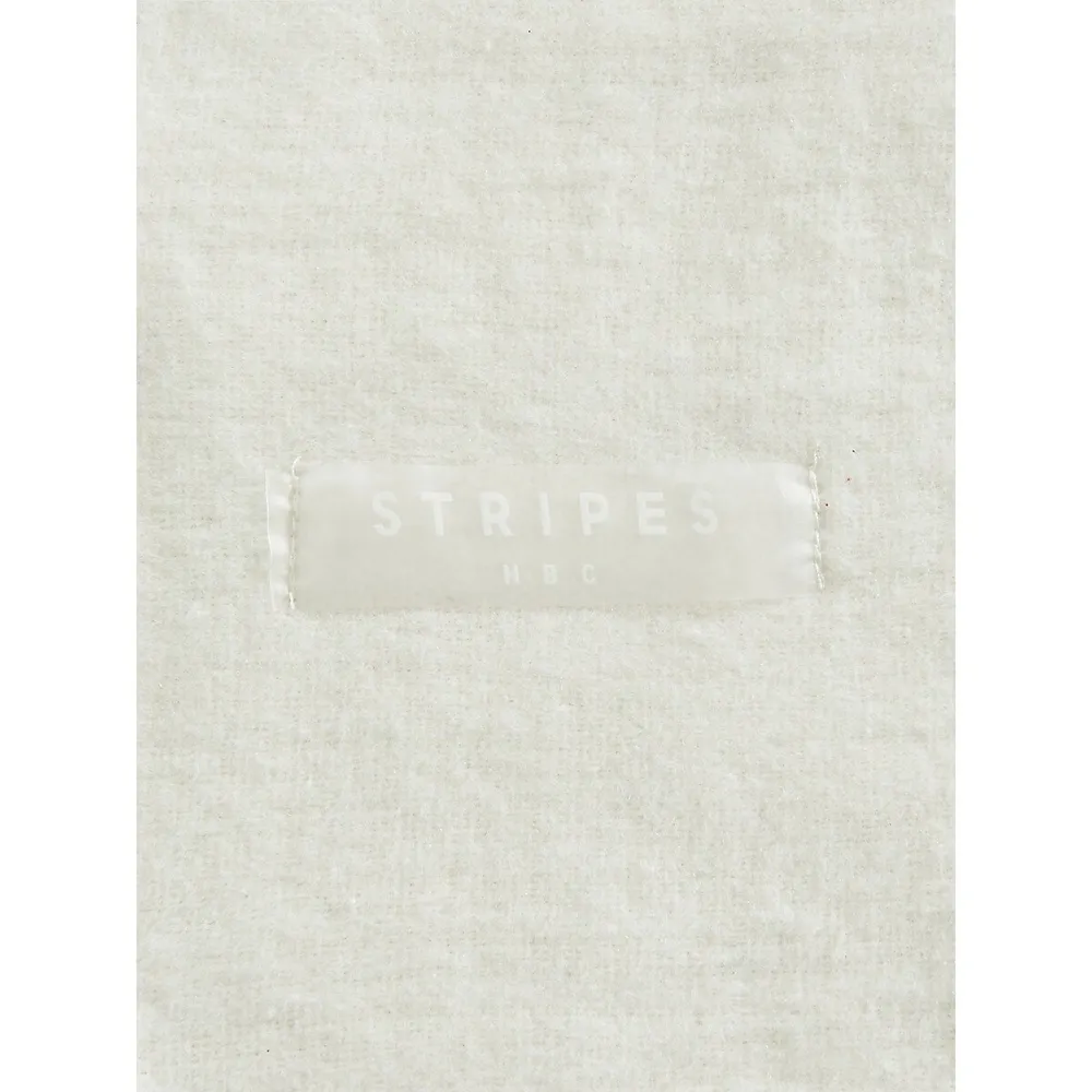 Multistripe Recycled Blanket