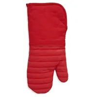 Classic Kitchen Oven Mitt With Silicone Dip