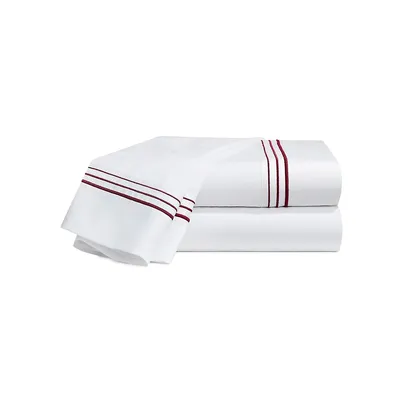 Sinclair 400 Thread-Count Cotton Embroidered Sheet Set