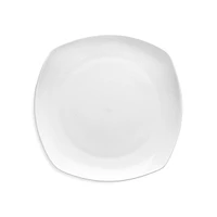 Assiette à salade carrée en porcelaine tendre Quincy