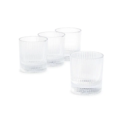 Sila 4-Piece Double-Old-Fashioned Glass Set