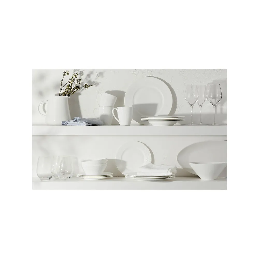 Service de vaisselle en porcelaine tendre Hawthorne, 40 pièces