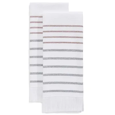 2-Piece Stripe Tea Towels