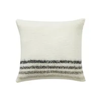 All Season Sterling Stripe Wool-Blend Cushion