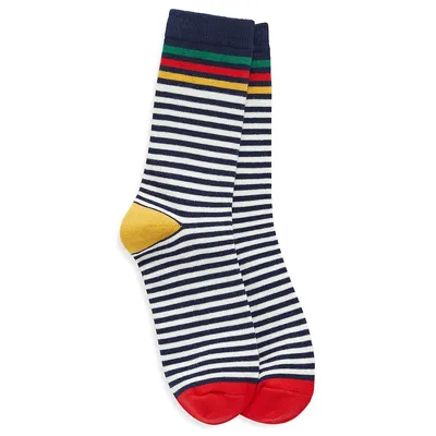 Unisex Stripe Trouser Socks