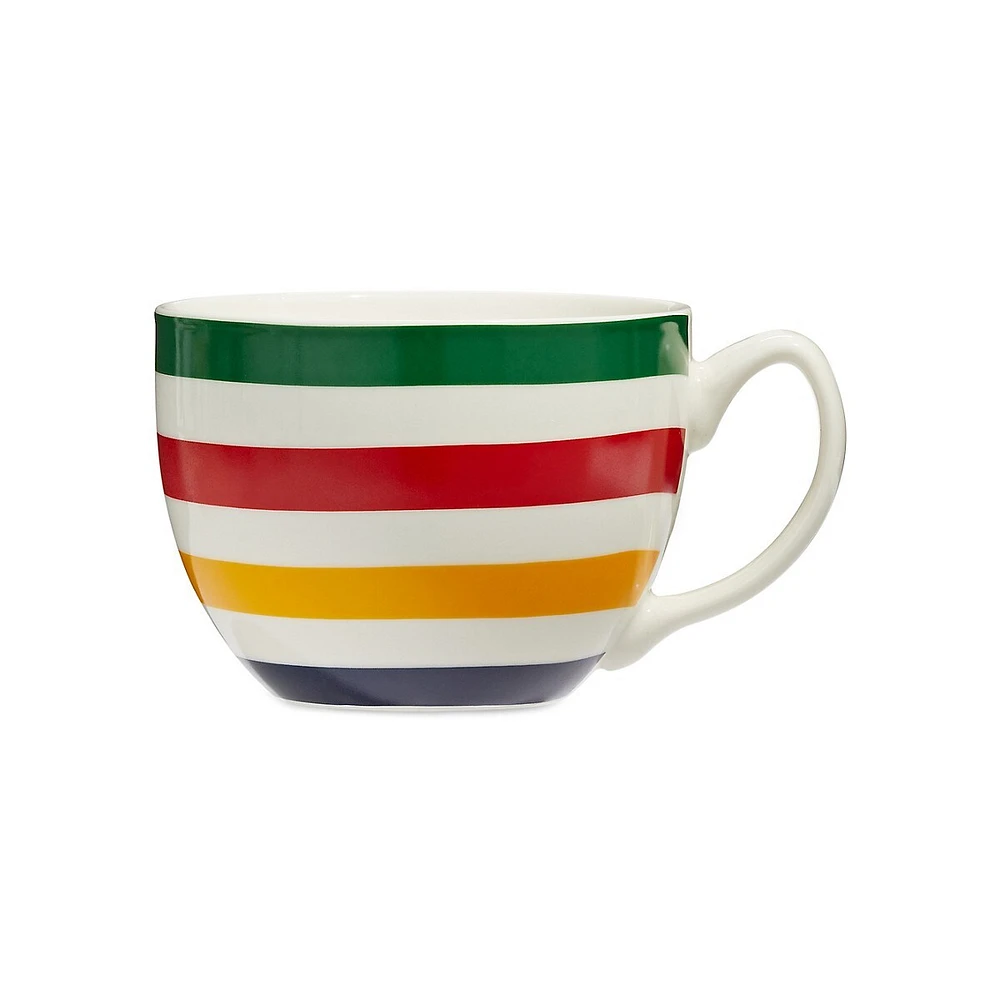 Classic Multistripe Breakfast Mug