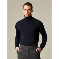 Lightweight Organic Cotton Turtleneck Sweater