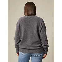 Plus Drop Shoulder Sweater