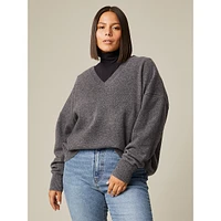 Plus Drop Shoulder Sweater