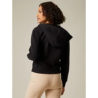 Cropped Full Zip Hoodie
