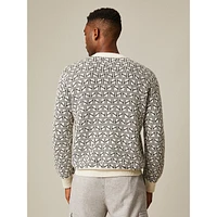 Wool-Blend Intarsia Sweater