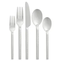 Asher 20-Piece Hammered Flatware Set