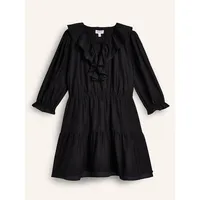 Plus Ruffle Front Mini Dress