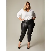 Plus Faux Leather Pant