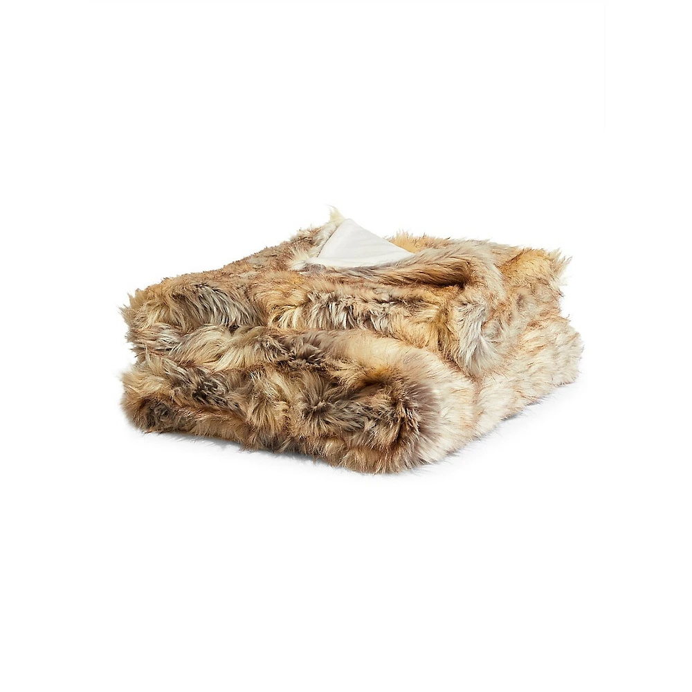 Henley Faux Fur Throw