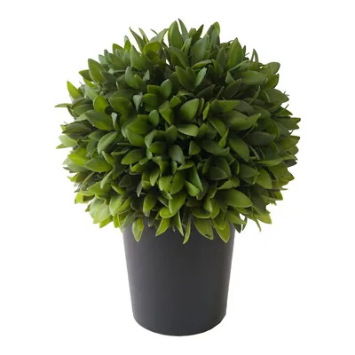 Artificial Boxwood Plant With Planter
