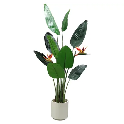 Artificial Bird Of Paradise Tree With Planter