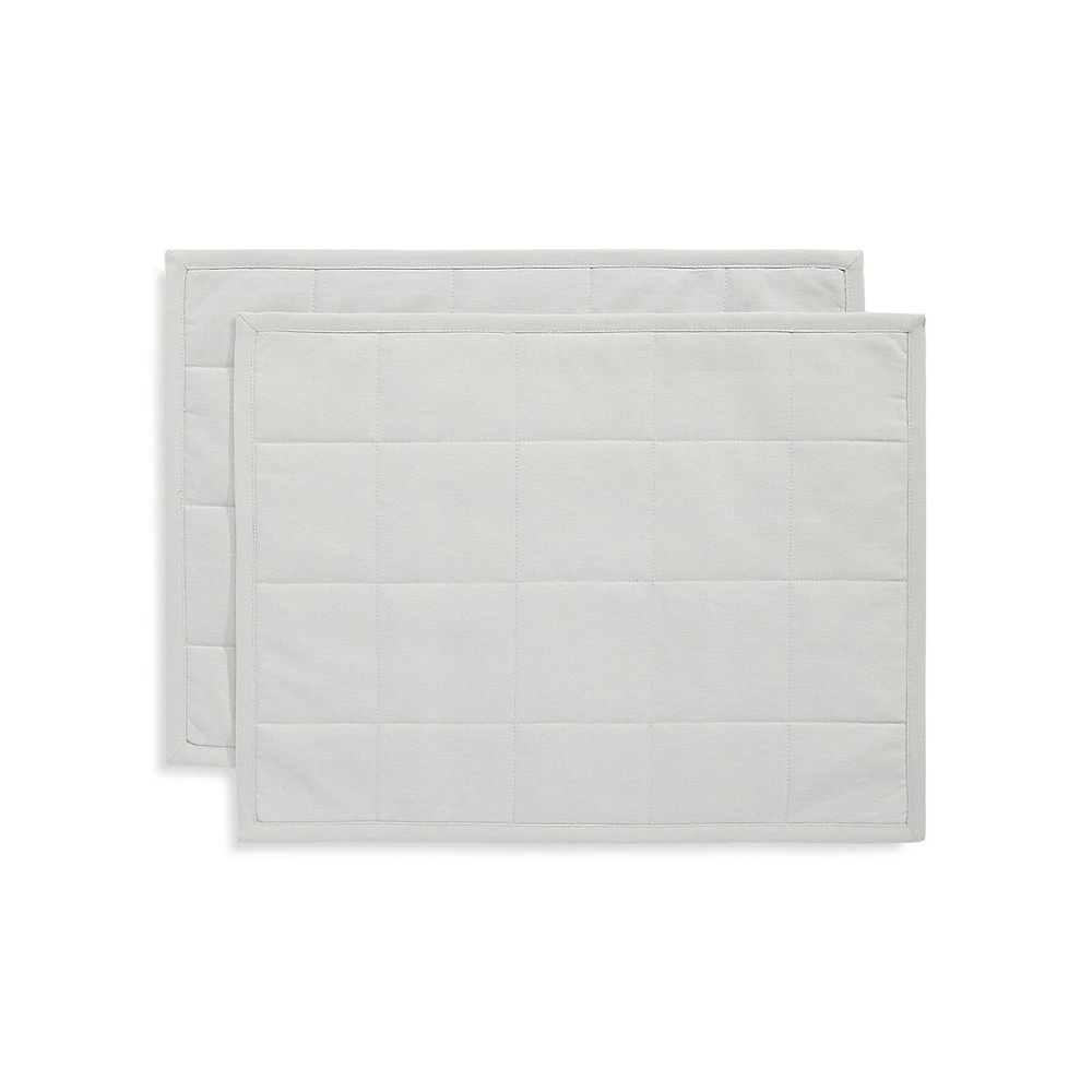 Rufus 2-Piece Quilted Placemat Set