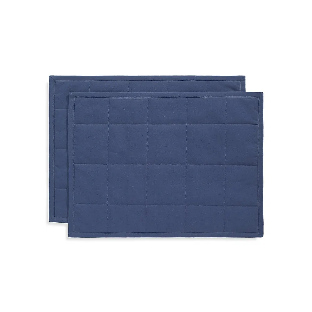 Rufus 2-Piece Quilted Placemat Set