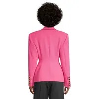 Tailored Single-Button Wool Jacket