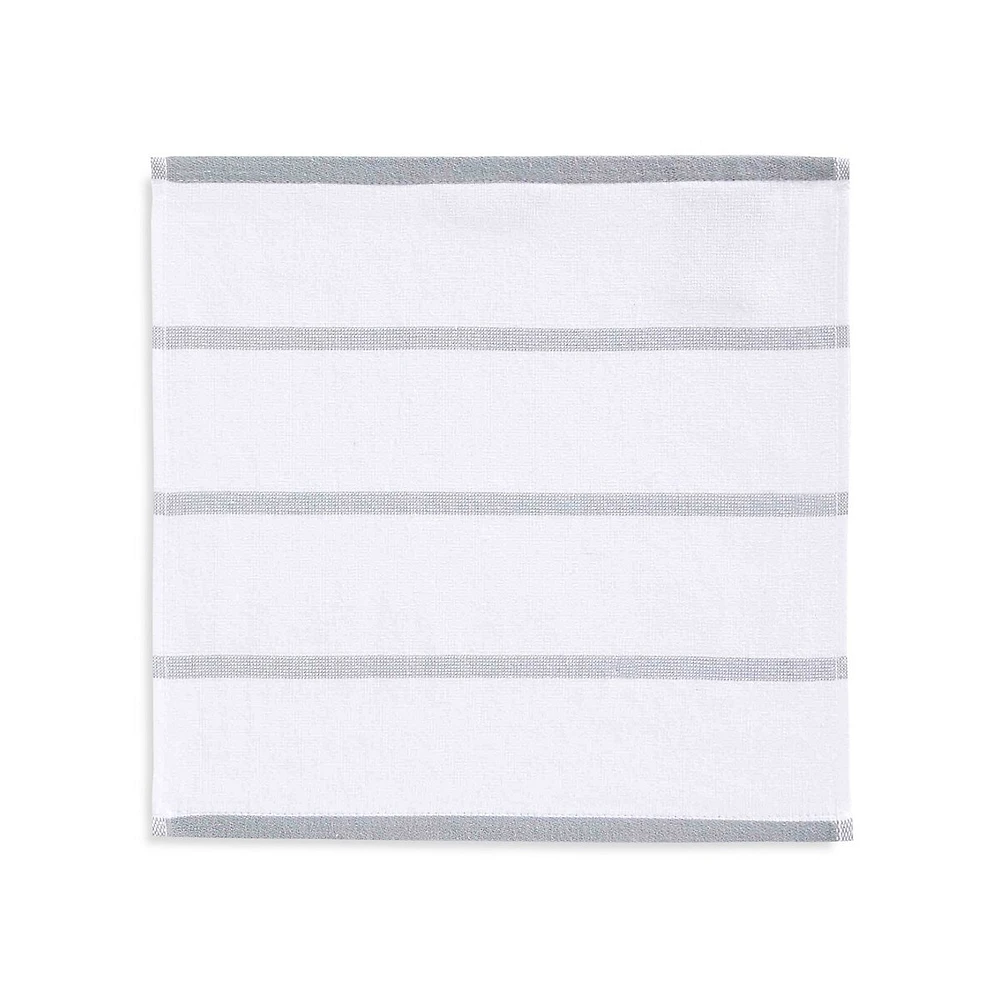 Hammam Spa Turkish Cotton Stripe 5-Piece Washcloth Bundle