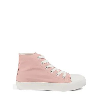 Kid's Arlo High-Top Canvas Sneakers