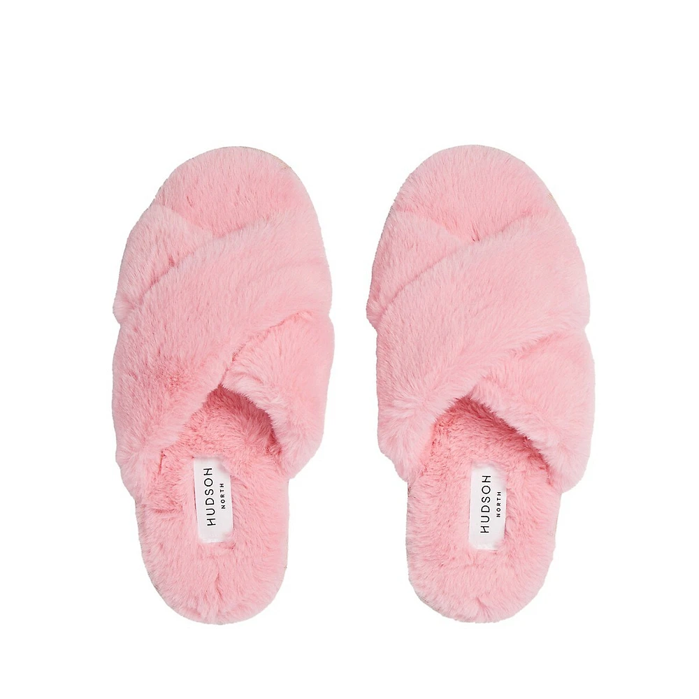 Faux Shearling Slippers