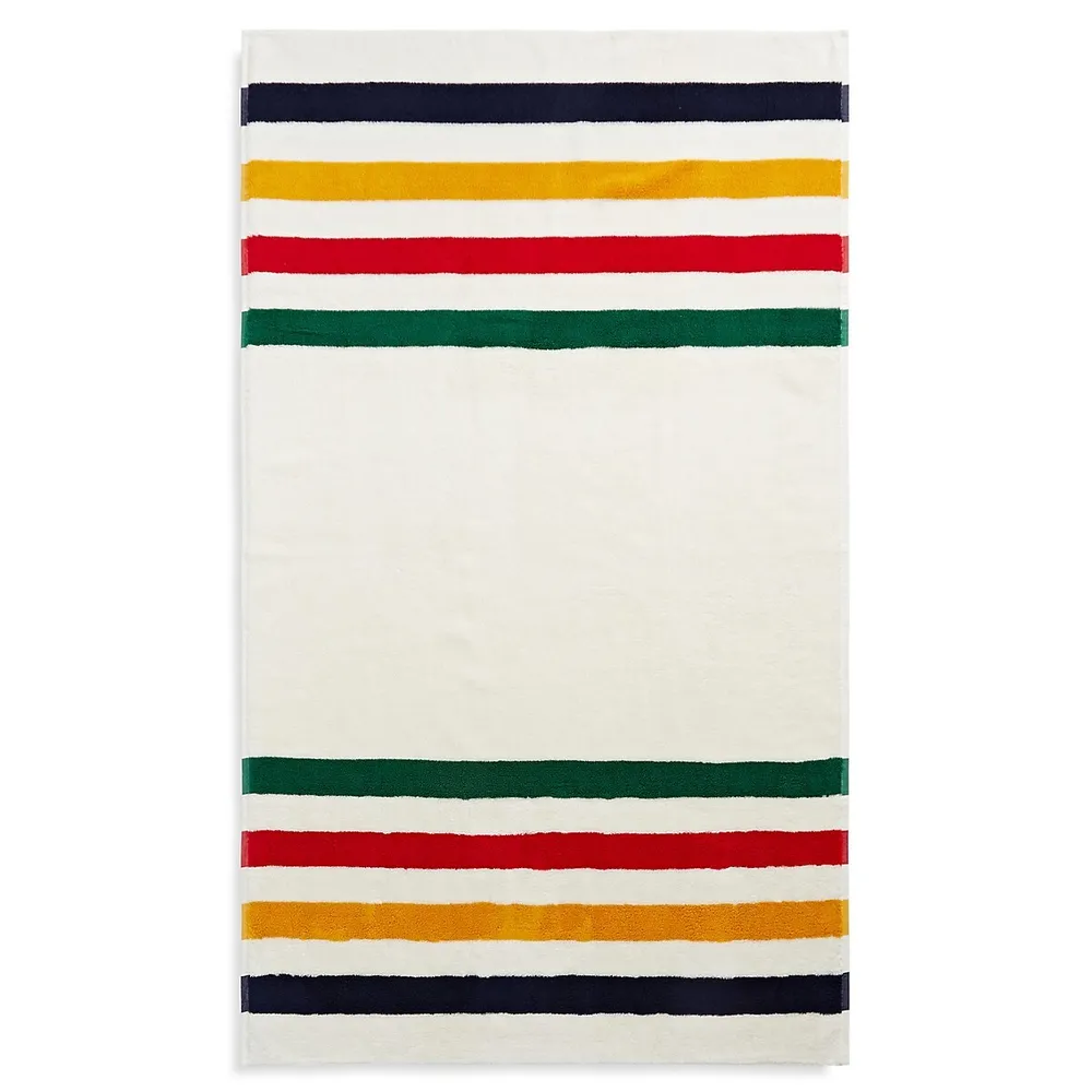 Multistripe Classic Beach Towel