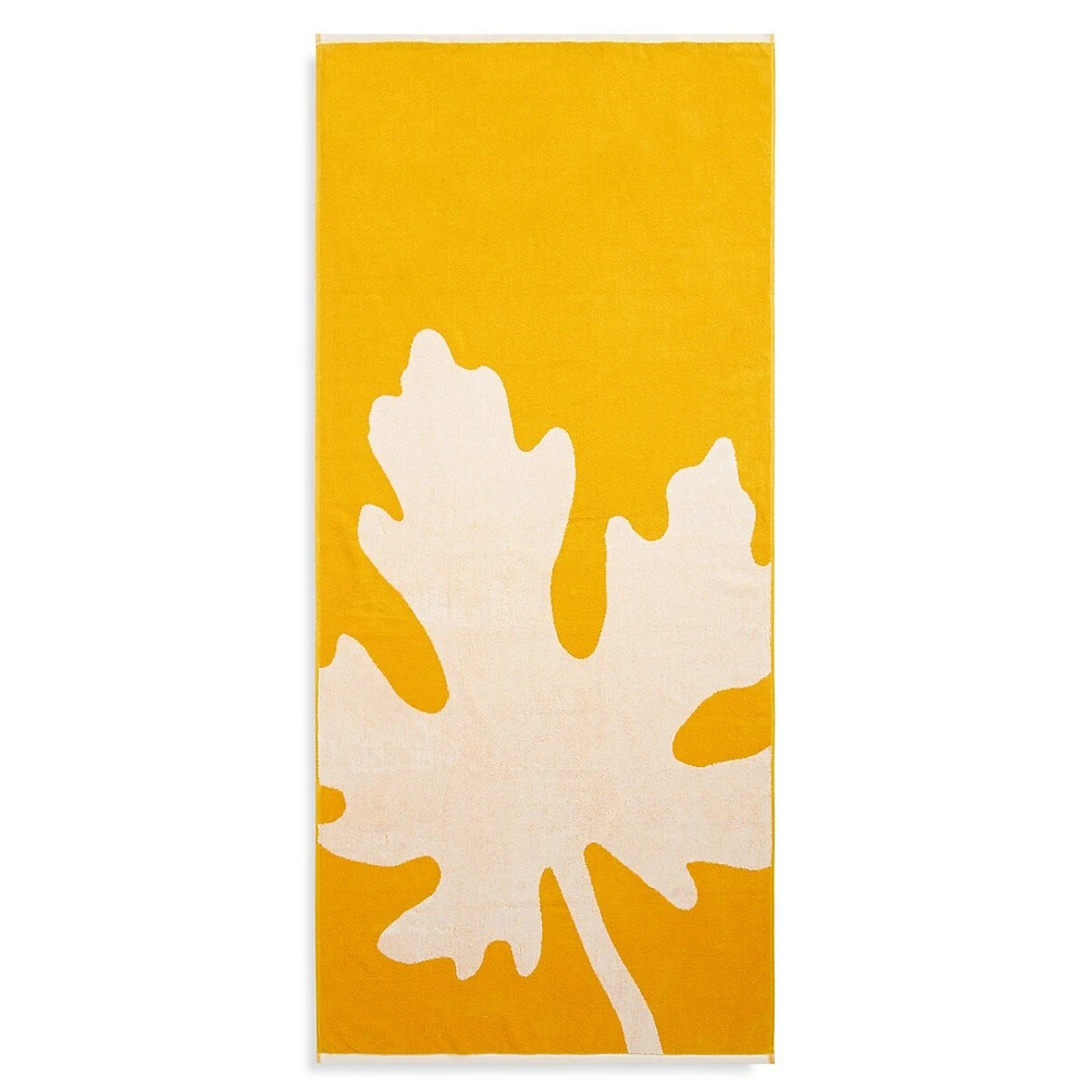 Maple Leaf Lightweight Beach Towel