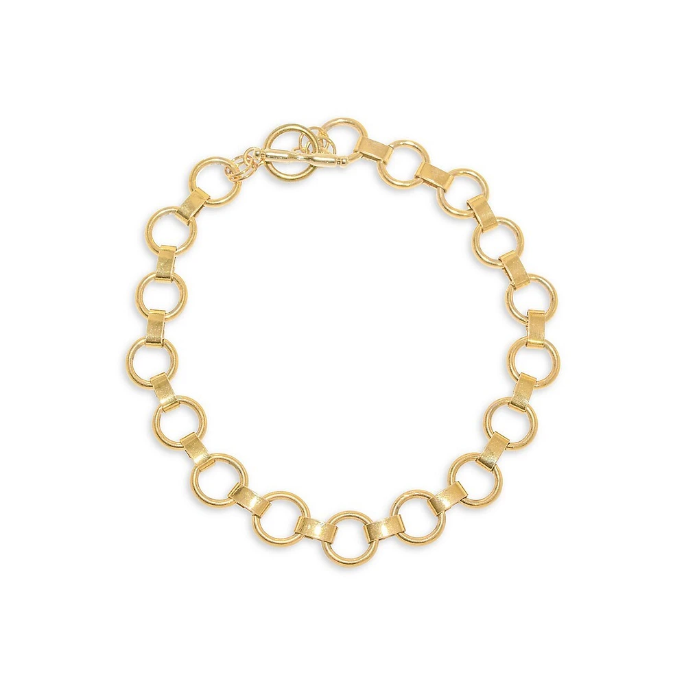 Nocturne Zephyr I 18K Goldplated Loop Chain Choker