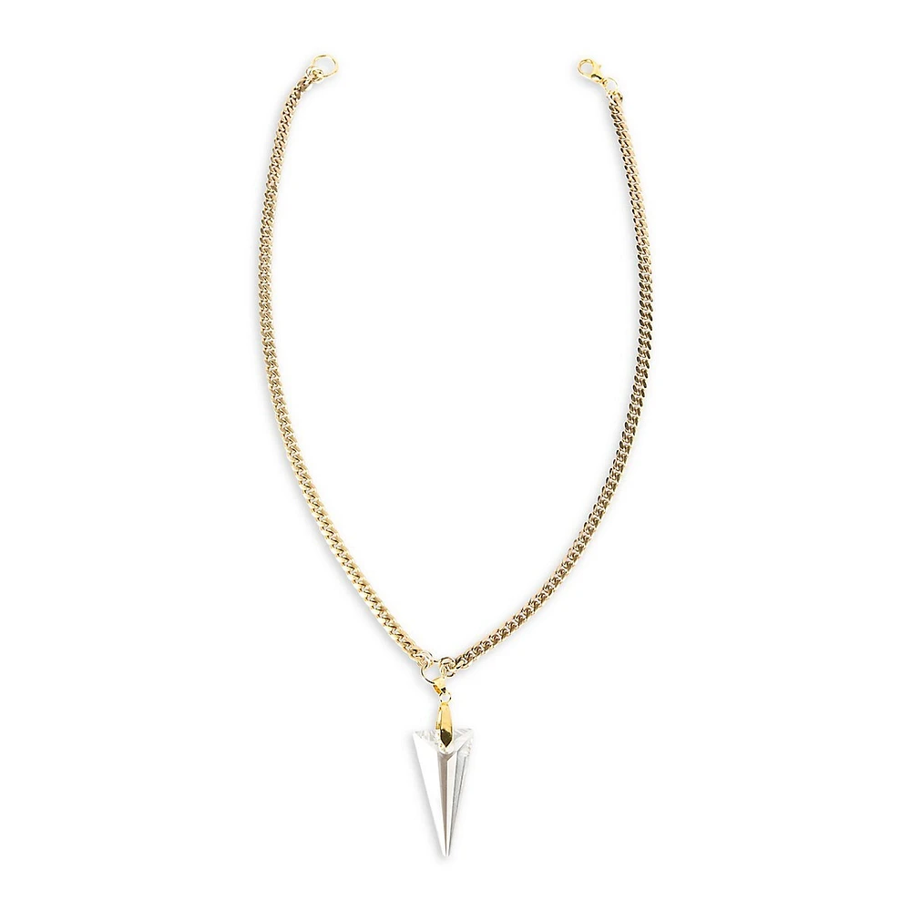 Nocturne Aurora 18K Gold Plated Swarovski Crystal Necklace