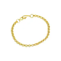 Nocturne Stacey 18K Goldplated Rolo Chain Necklace