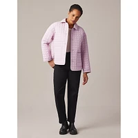 Square Quilt Polyfill Jacket