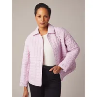 Square Quilt Polyfill Jacket